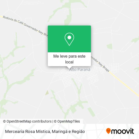 Mercearia Rosa Mística mapa