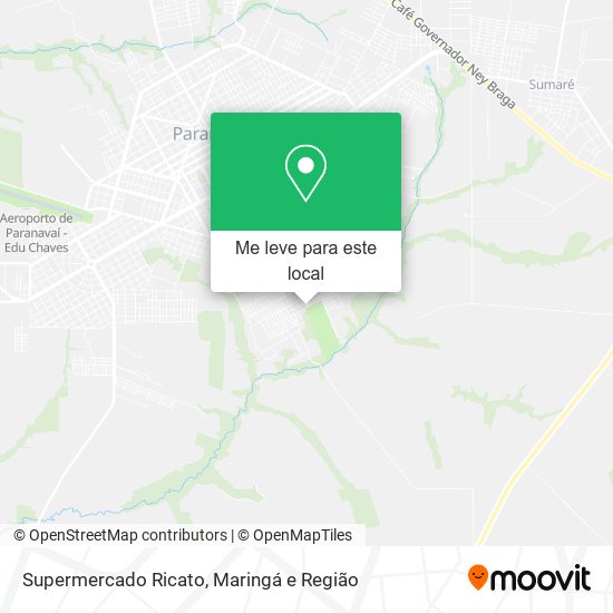 Supermercado Ricato mapa