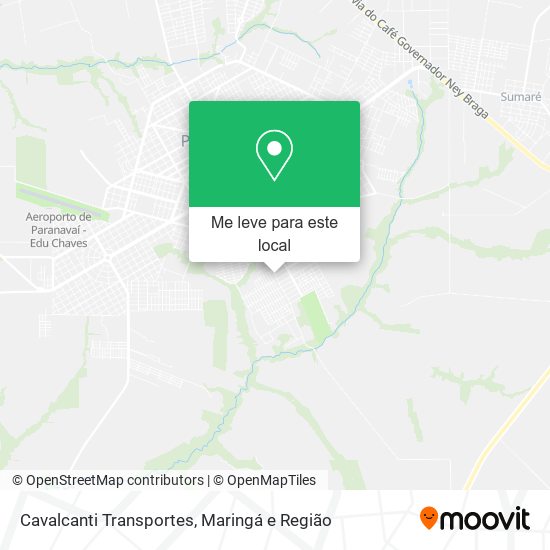 Cavalcanti Transportes mapa