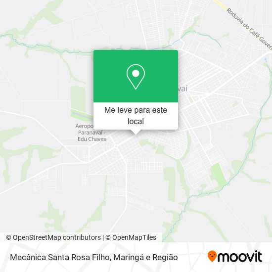 Mecânica Santa Rosa Filho mapa