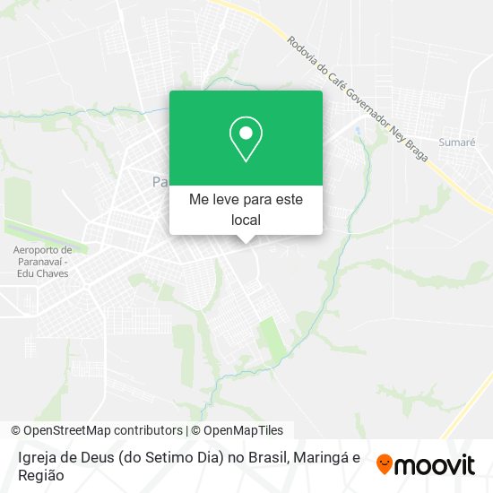 Igreja de Deus (do Setimo Dia) no Brasil mapa