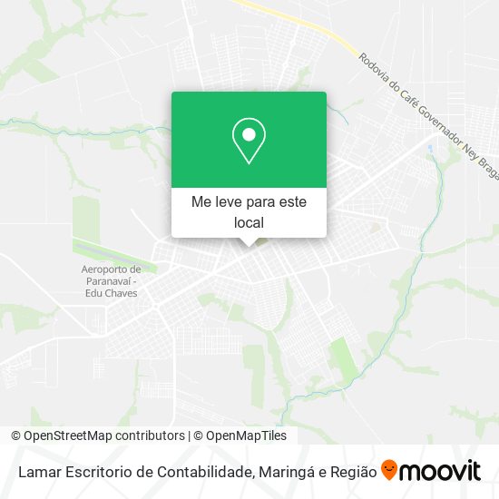 Lamar Escritorio de Contabilidade mapa