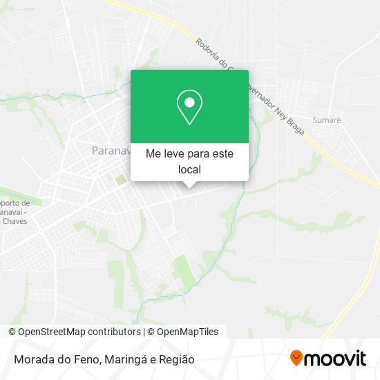 Morada do Feno mapa