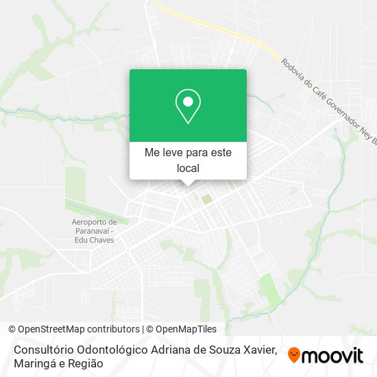 Consultório Odontológico Adriana de Souza Xavier mapa