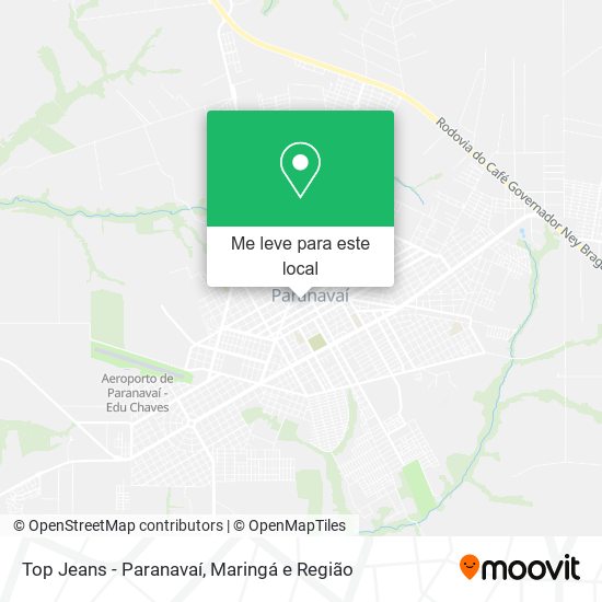 Top Jeans - Paranavaí mapa