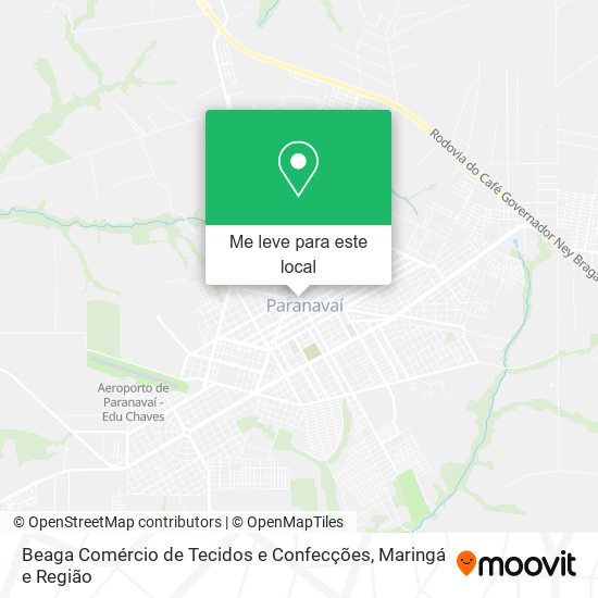 Beaga Comércio de Tecidos e Confecções mapa