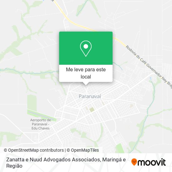 Zanatta e Nuud Advogados Associados mapa