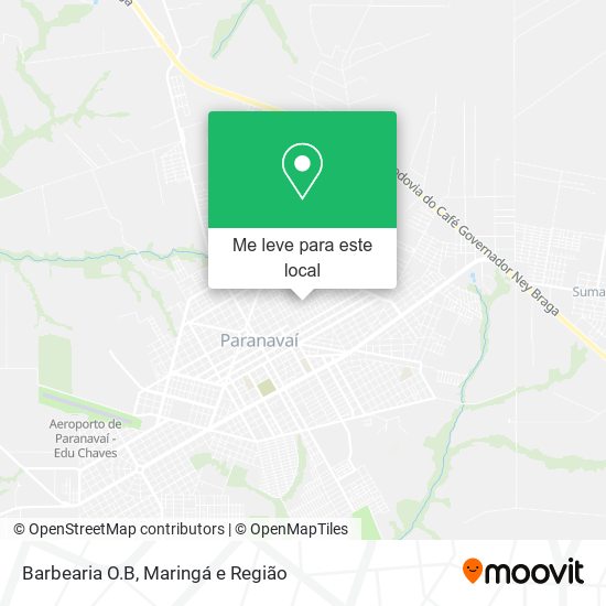 Barbearia O.B mapa