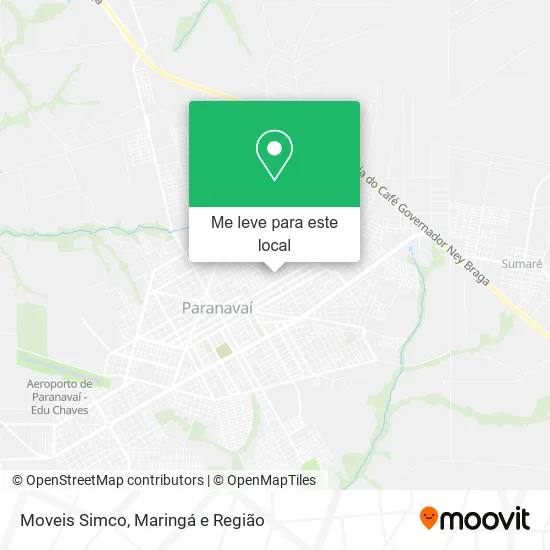 Moveis Simco mapa