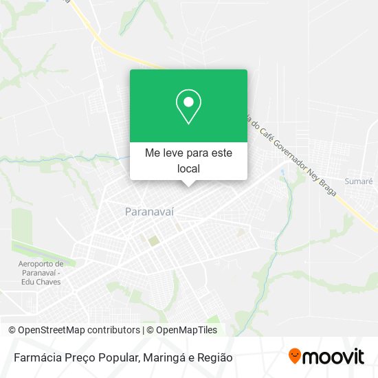 Farmácia Preço Popular mapa