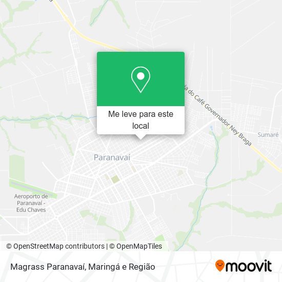 Magrass Paranavaí mapa