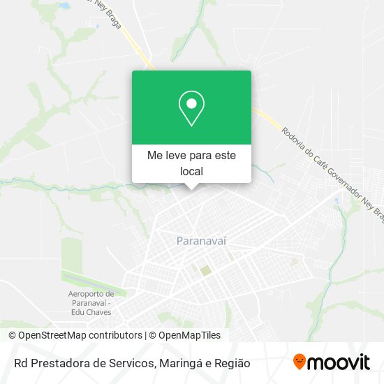 Rd Prestadora de Servicos mapa