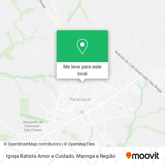 Igreja Batista Amor e Cuidado mapa