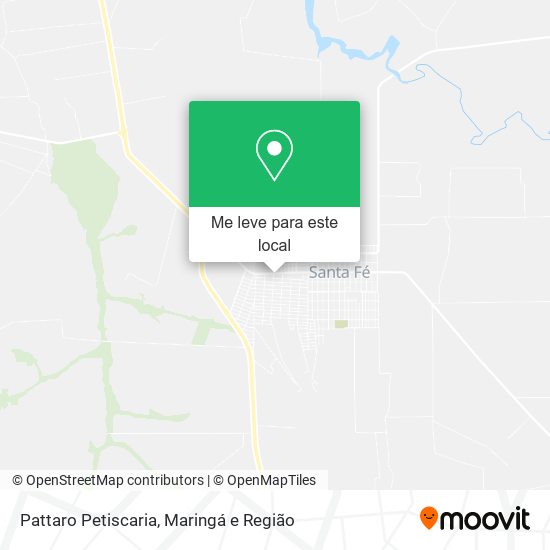 Pattaro Petiscaria mapa