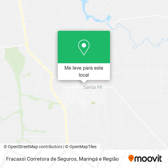 Fracassi Corretora de Seguros mapa