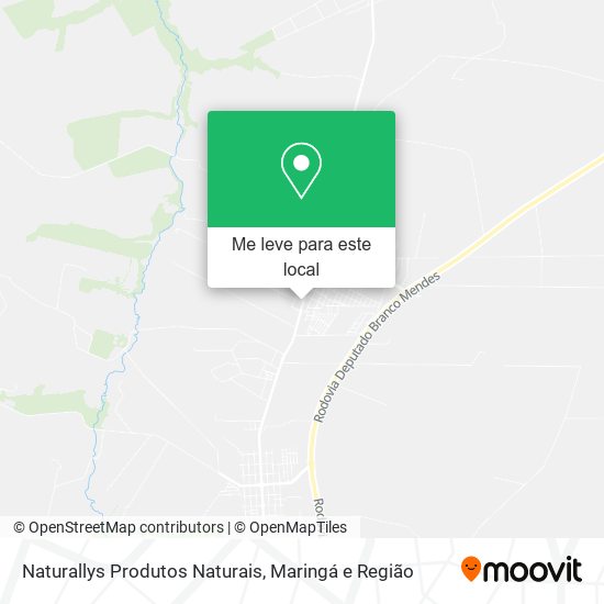 Naturallys Produtos Naturais mapa