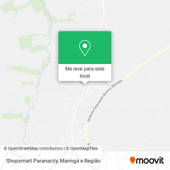 Shopsmart Paranacity mapa