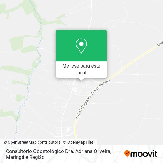 Consultório Odontológico Dra. Adriana Oliveira mapa