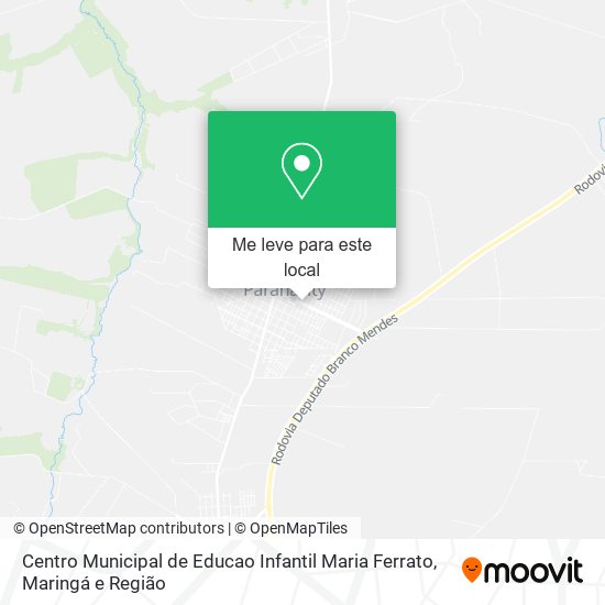 Centro Municipal de Educao Infantil Maria Ferrato mapa