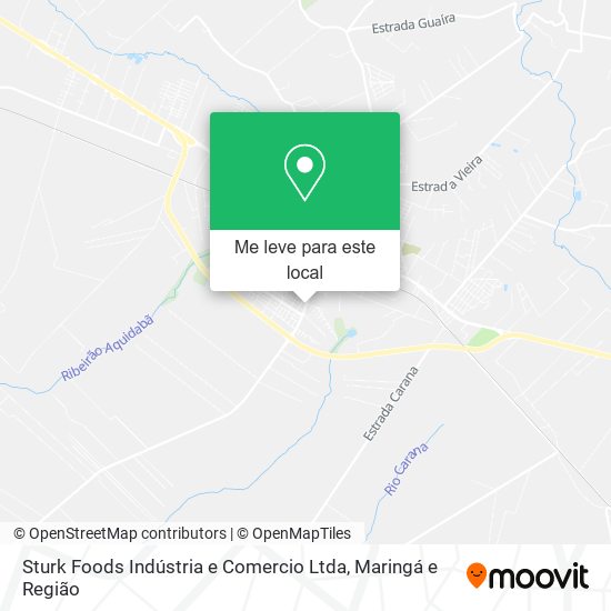 Sturk Foods Indústria e Comercio Ltda mapa