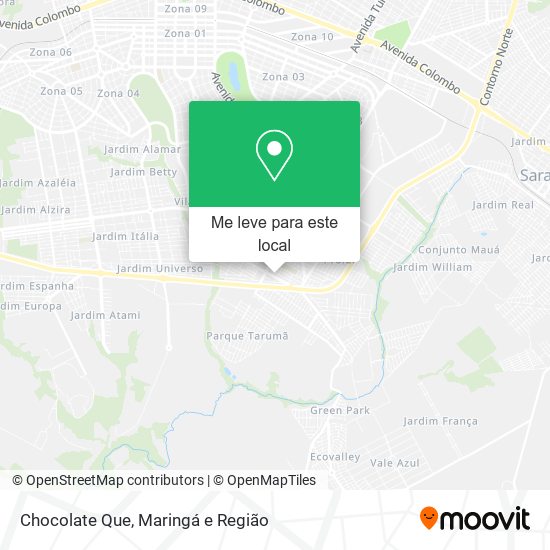Chocolate Que mapa