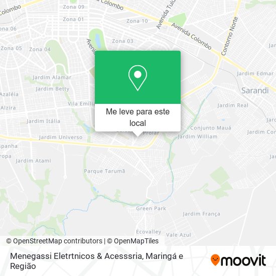 Menegassi Eletrtnicos & Acesssria mapa