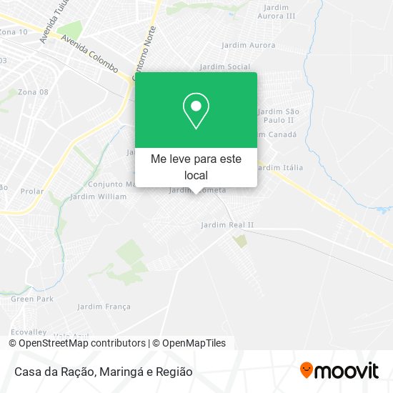Casa da Ração mapa