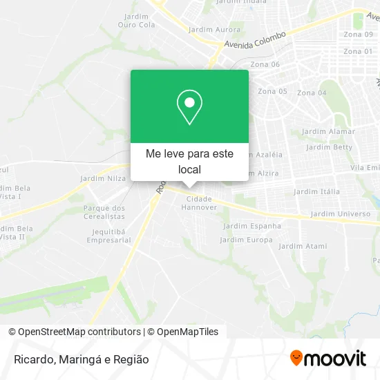 Ricardo mapa