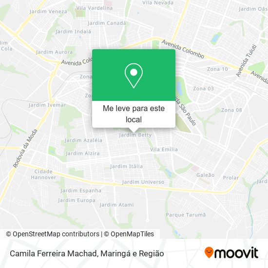 Camila Ferreira Machad mapa