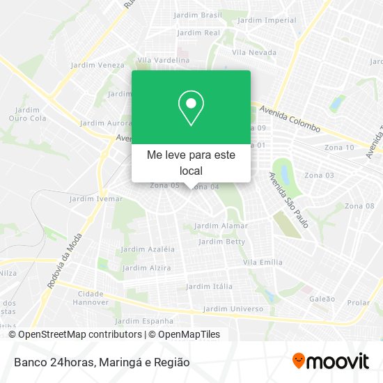 Banco 24horas mapa