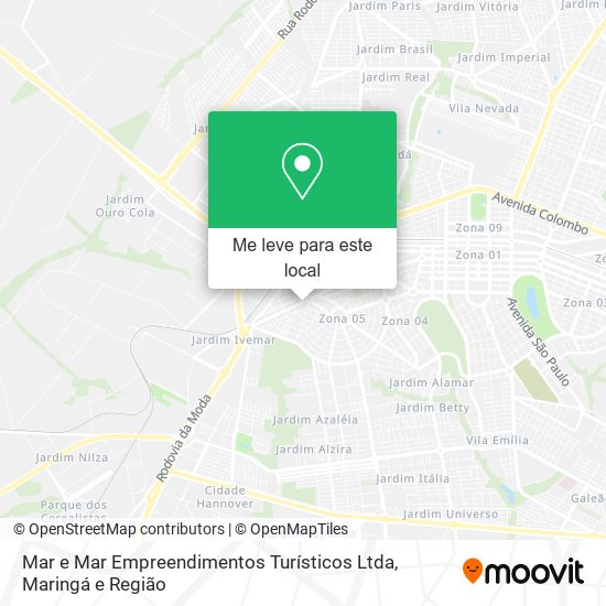 Mar e Mar Empreendimentos Turísticos Ltda mapa