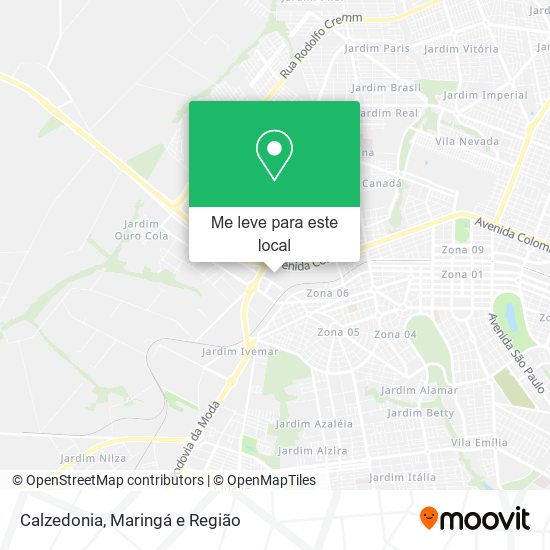 Calzedonia mapa