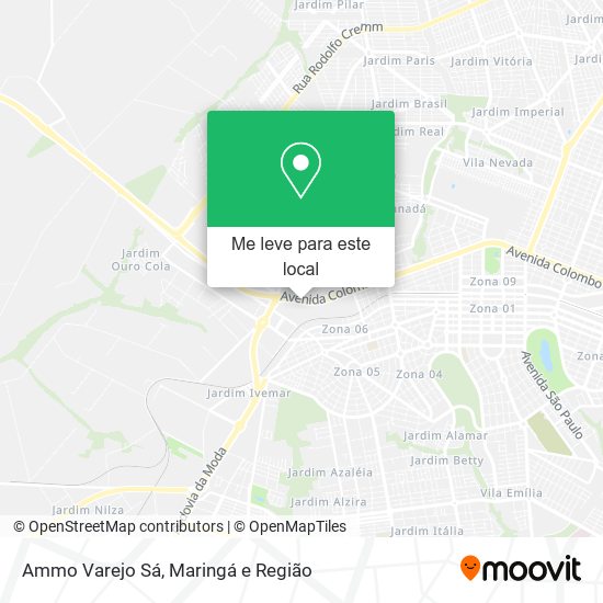 Ammo Varejo Sá mapa