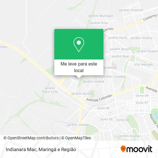 Indianara Mac mapa