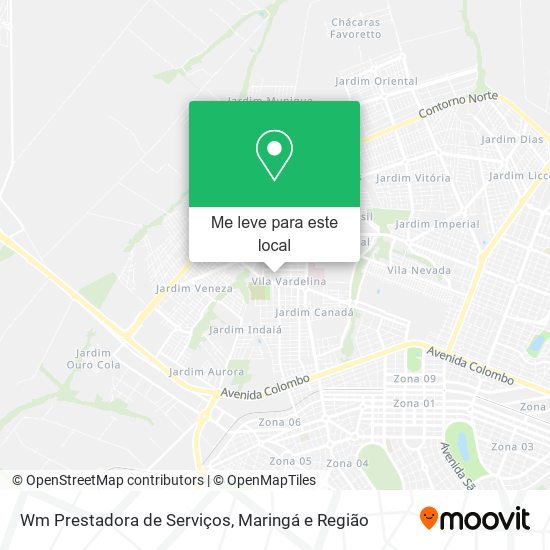 Wm Prestadora de Serviços mapa