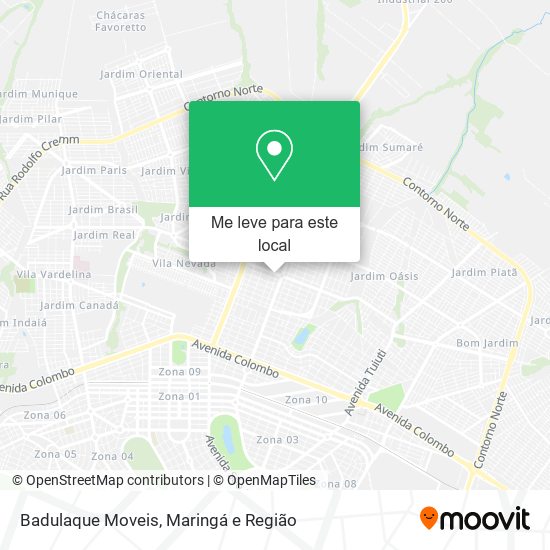 Badulaque Moveis mapa