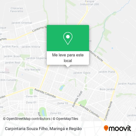 Carpintaria Souza Filho mapa