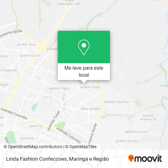 Linda Fashion Confeccoes mapa