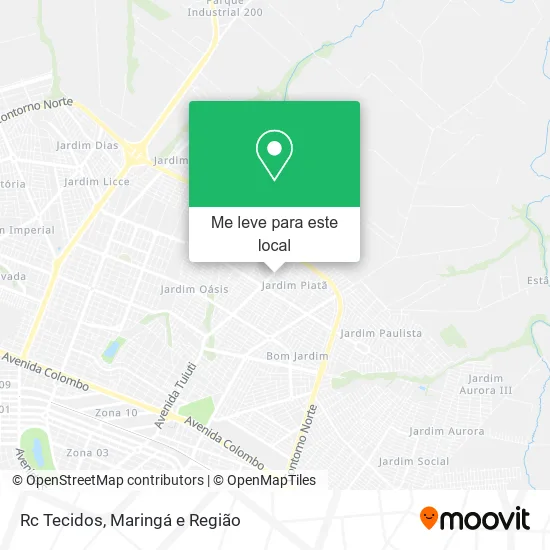Rc Tecidos mapa