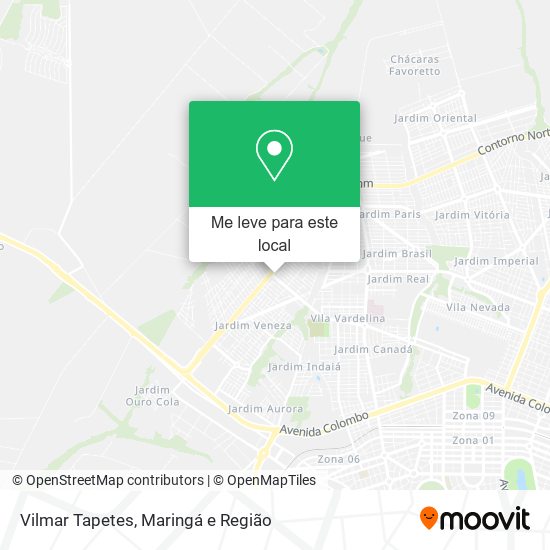 Vilmar Tapetes mapa