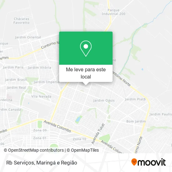 Rb Serviços mapa