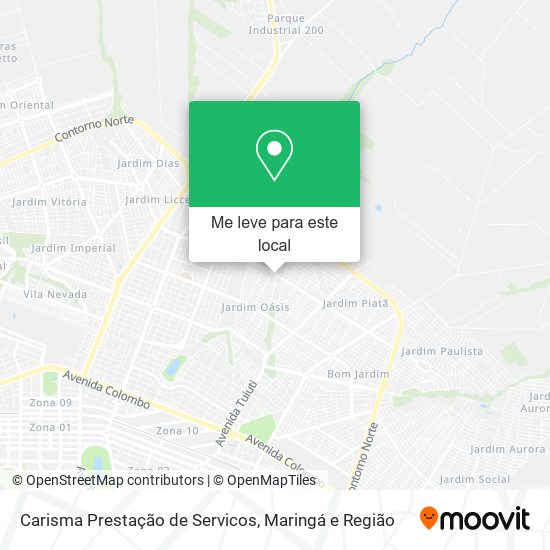 Carisma Prestação de Servicos mapa