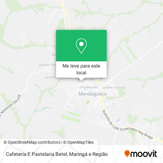Cafeteria E Pastelaria Betel mapa