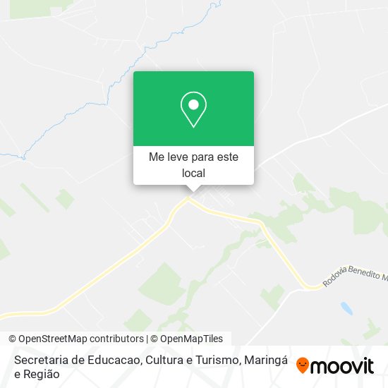 Secretaria de Educacao, Cultura e Turismo mapa