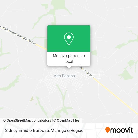 Sidney Emídio Barbosa mapa