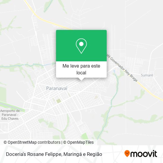 Doceria's Rosane Felippe mapa