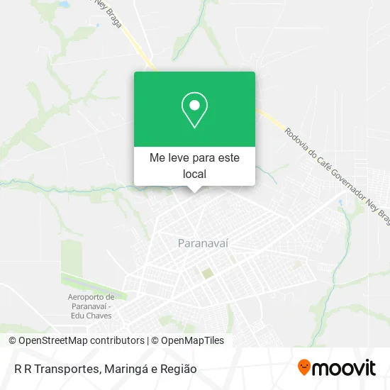 R R Transportes mapa