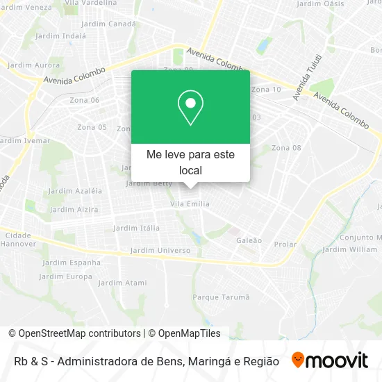 Rb & S - Administradora de Bens mapa