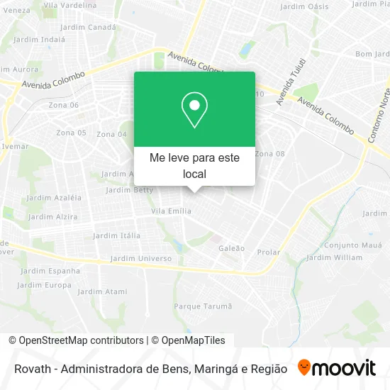 Rovath - Administradora de Bens mapa