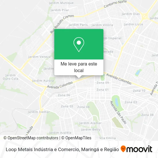 Loop Metais Indústria e Comercio mapa